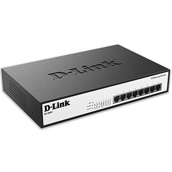 D-Link - DES-1008P-Plus - התמונה להמחשה בלבד