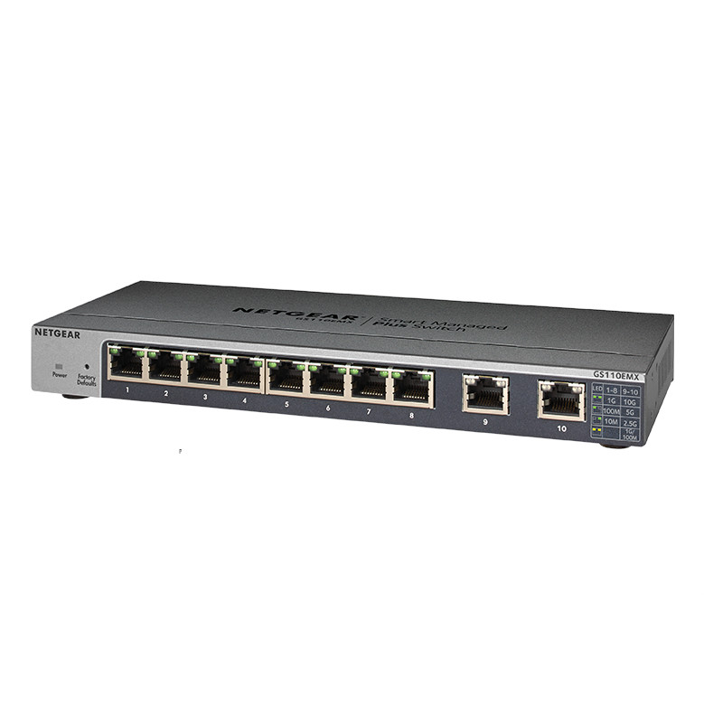 NETGEAR - GS110EMX - התמונה להמחשה בלבד