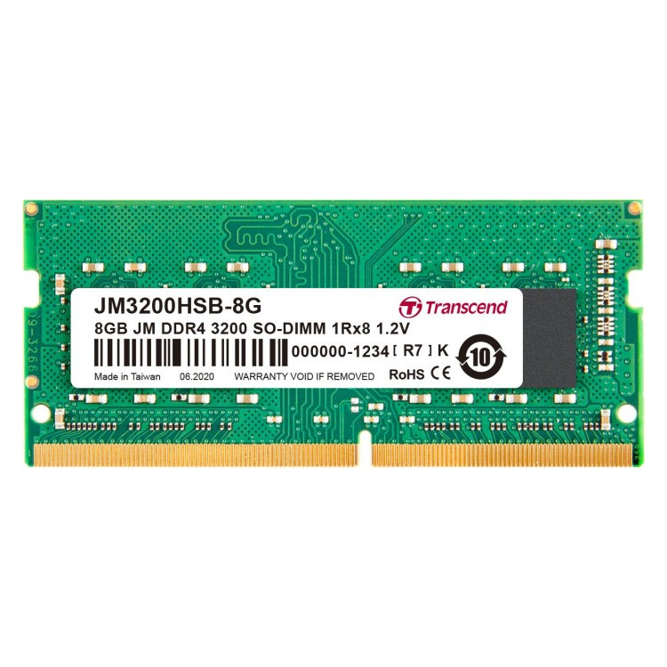 Transcend - JM3200HSB-8G - התמונה להמחשה בלבד