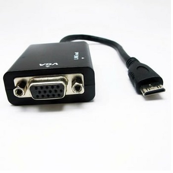 Gold Touch - MiniHDMI2VGA-AV - התמונה להמחשה בלבד
