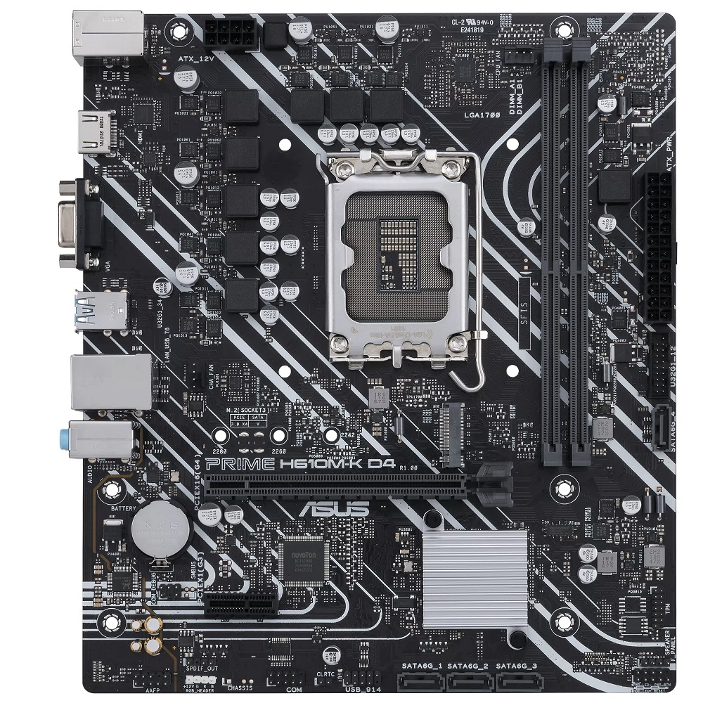 ASUS - PRIME-H610M-K-D4 - התמונה להמחשה בלבד