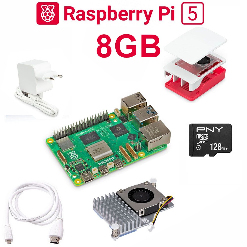 Raspberry Pi - RPI5-8GB-Kit-128 - ������ ������ ����