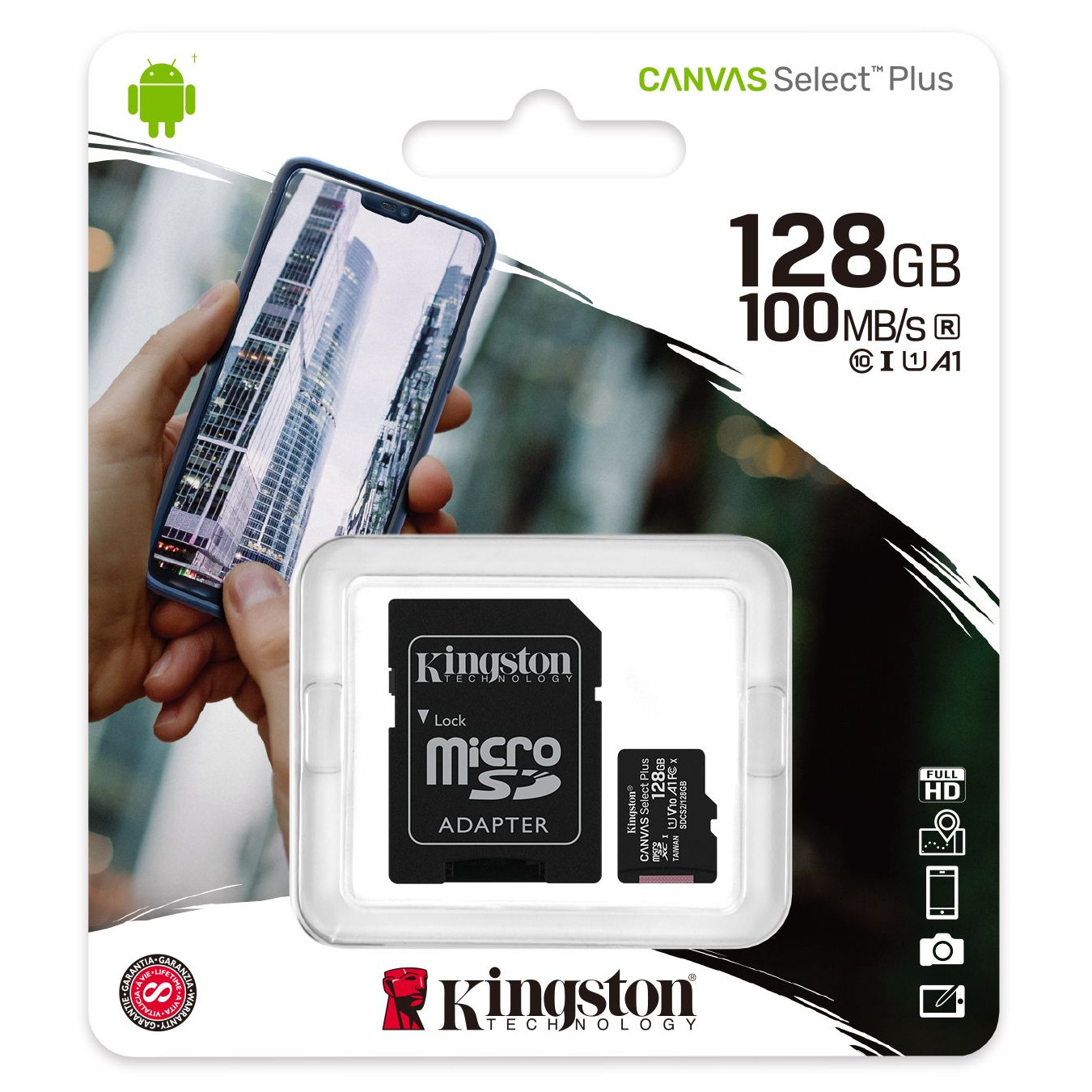 Kingston - SDCS2-128GB - התמונה להמחשה בלבד