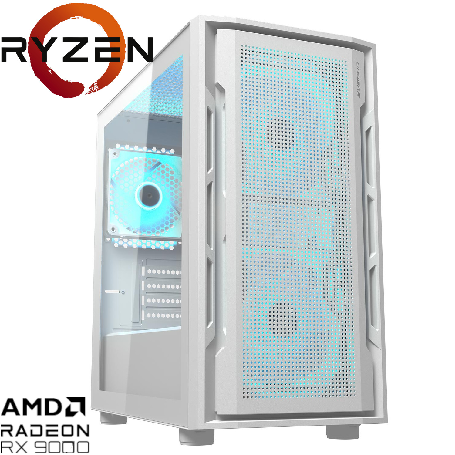 Plonter - SnowWhite-7600X-RX9060XT16 - התמונה להמחשה בלבד