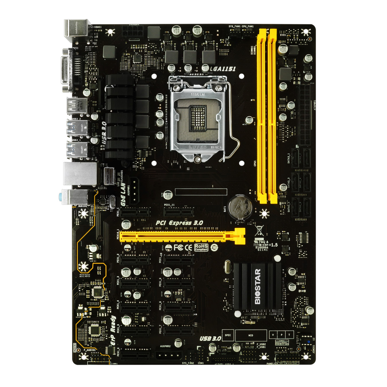 Biostar - TB250-BTC-PRO - התמונה להמחשה בלבד
